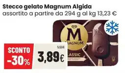 Coop Trentino Stecco gelato Magnum Algida offerta