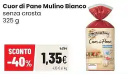 Coop Trentino Cuor di Pane Mulino Bianco senza crosta offerta