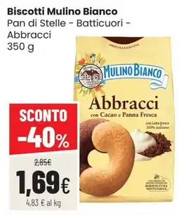 Coop Trentino Biscotti Mulino Bianco Abbracci offerta