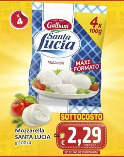 Paghi Poco Mozzarella Santa Lucia offerta
