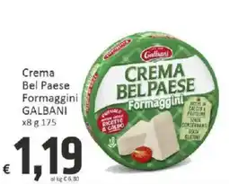 Paghi Poco Crema Bel Paese Formaggini Galbani offerta