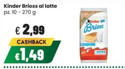 Coop Trentino Kinder Brioss al latte offerta