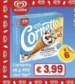Paghi Poco Cornetto Algida offerta