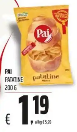 Coop Master Alleanza 3.0 Pai patatine offerta