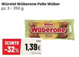 Coop Trentino Wüberone Pollo offerta