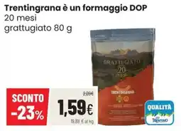 Coop Trentino Trentingrana grattugiato offerta