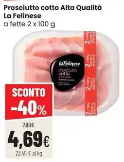 Coop Trentino Prosciutto cotto La Felinese offerta