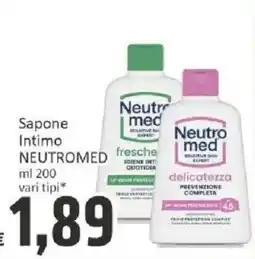 Paghi Poco Sapone Intimo Neutromed offerta