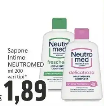 Paghi Poco Sapone Intimo Neutromed offerta