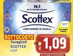 Paghi Poco Tovaglioli Scottex offerta