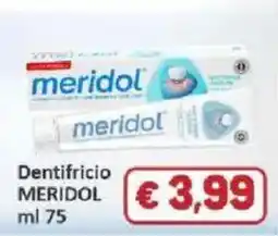 Paghi Poco Dentifricio Meridol offerta