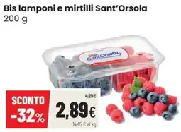 Coop Trentino Bis lamponi e mirtilli Sant'Orsola offerta