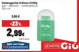 Coop Trentino Detergente intimo Chilly gel offerta
