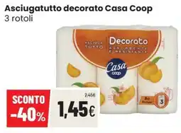 Coop Trentino Asciugatutto decorato Casa Coop offerta