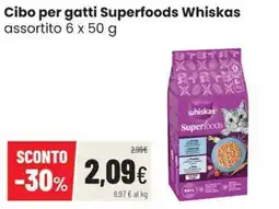 Coop Trentino Cibo per gatti Superfoods Whiskas offerta