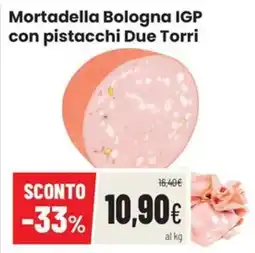 Coop Trentino Mortadella Bologna IGP con pistacchi Due Torri offerta