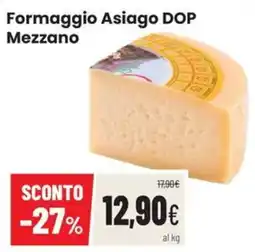 Coop Trentino Formaggio Asiago DOP Mezzano offerta