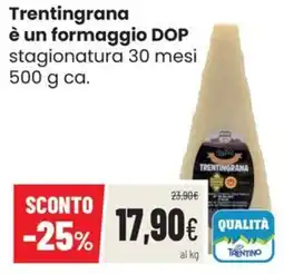 Coop Trentino Trentingrana offerta