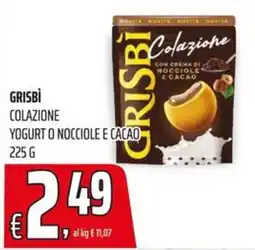Coop Master Alleanza 3.0 Grisbi colazione yogurt o nocciole e cacao offerta