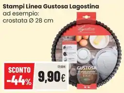 Coop Trentino Stampo crostata Lagostina Gustosa offerta