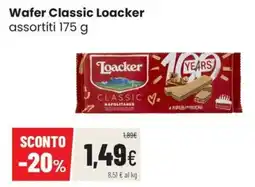Coop Trentino Wafer Classic Loacker offerta
