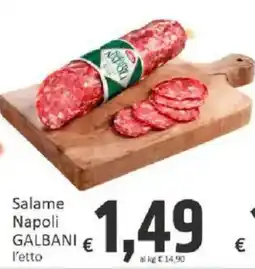 Paghi Poco Salame Napoli Galbani offerta