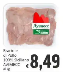 Paghi Poco Braciole di Pollo AVIMECC offerta