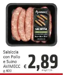 Paghi Poco Salsiccia con Pollo e Suino AVIMECC offerta