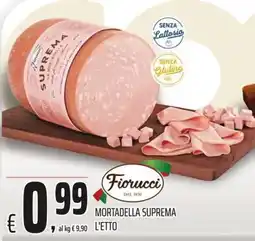 Coop Master Alleanza 3.0 Mortadella Suprema Fiorucci offerta