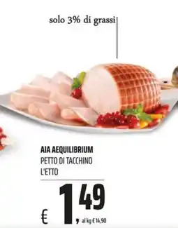 Coop Master Alleanza 3.0 Aia Aequilibrium petto di tacchino offerta