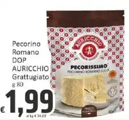 Paghi Poco Pecorino Romano DOP Auricchio Grattugiato offerta