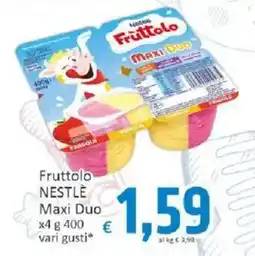 Paghi Poco Fruttolo NESTLÈ Maxi Duo offerta