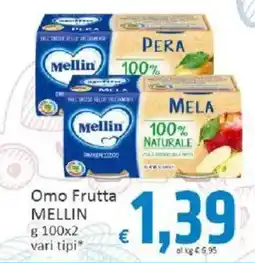 Paghi Poco Omo Frutta MELLIN offerta