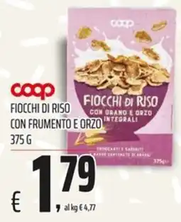 Coop Master Alleanza 3.0 Fiocchi di riso con frumento e orzo integrali offerta