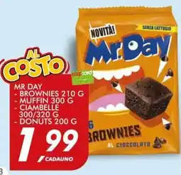 Coop Master Alleanza 3.0 Mr. Day brownies al cioccolato offerta