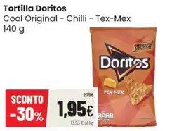 Coop Trentino Tortilla Doritos Tex-Mex offerta
