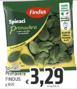 Paghi Poco Spinaci Primavera Findus offerta
