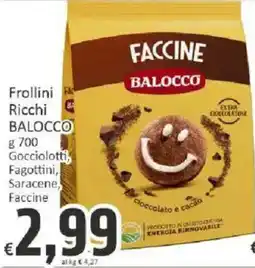 Paghi Poco Frollini Ricchi Balocco offerta