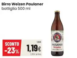 Coop Trentino Birra Weizen Paulaner offerta