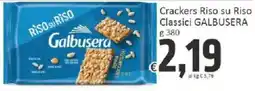 Paghi Poco Crackers Riso su Riso Classici Galbusera offerta