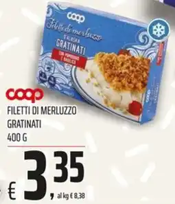 Coop Master Alleanza 3.0 Filetti di merluzzo gratinati offerta