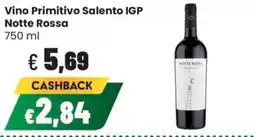 Coop Trentino Vino Primitivo Salento IGP Notte Rossa offerta