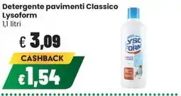 Coop Trentino Detergente pavimenti Classico Lysoform offerta