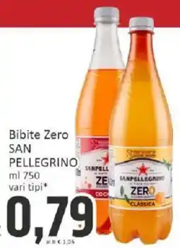 Paghi Poco Bibite Zero San Pellegrino offerta