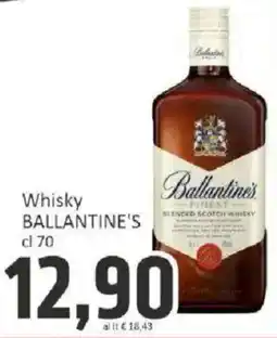 Paghi Poco Whisky Ballantine's offerta