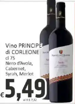 Paghi Poco Vino PRINCIPE di CORLEONE offerta