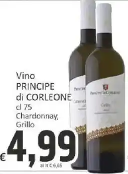Paghi Poco Vino PRINCIPE di CORLEONE offerta