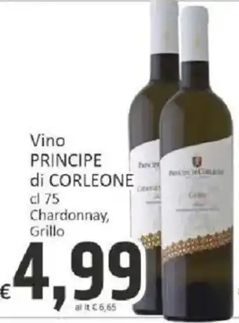 Paghi Poco Vino PRINCIPE di CORLEONE offerta