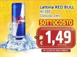 Paghi Poco Lattina RED BULL offerta