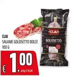 Coop Master Alleanza 3.0 Salame golosetto dolce Clai offerta